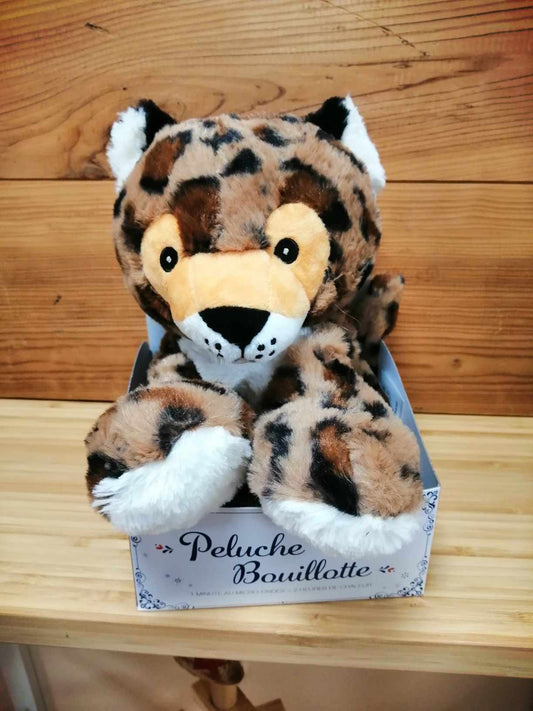 Peluche bouillotte Guépard