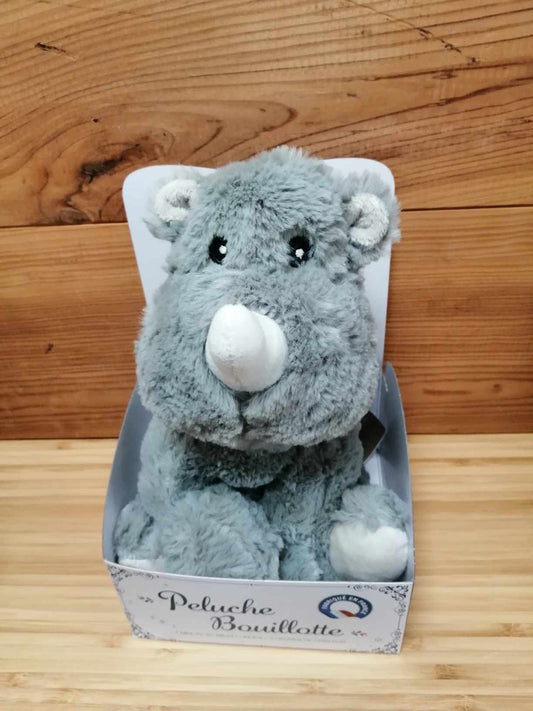 Peluche bouillotte Rhino