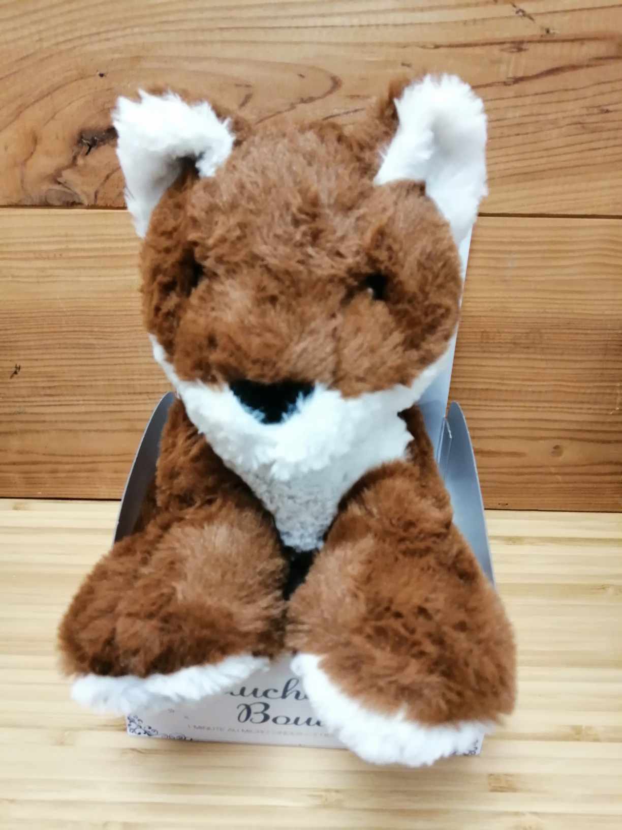 Peluche bouillotte Renard