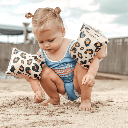 Brassards de natation Imprimé Panthère Beige 0-2 ans