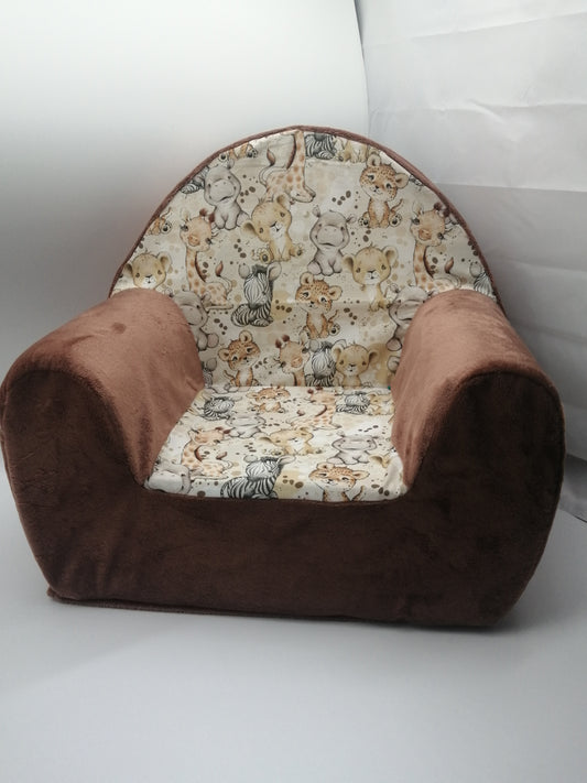 Fauteuil club animaux afrique garçon