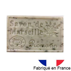 Savon de Marseille à l'huile d'olive bio parfum romarin