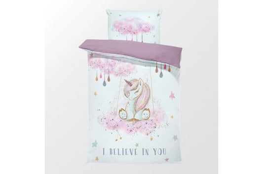 Couverture 75*100 licorne