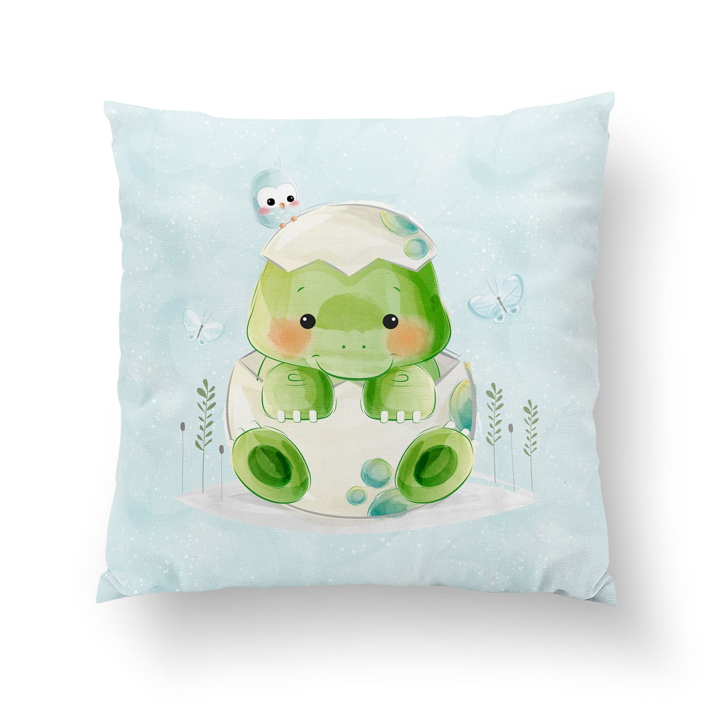 Coussin 35*35 Dino vert