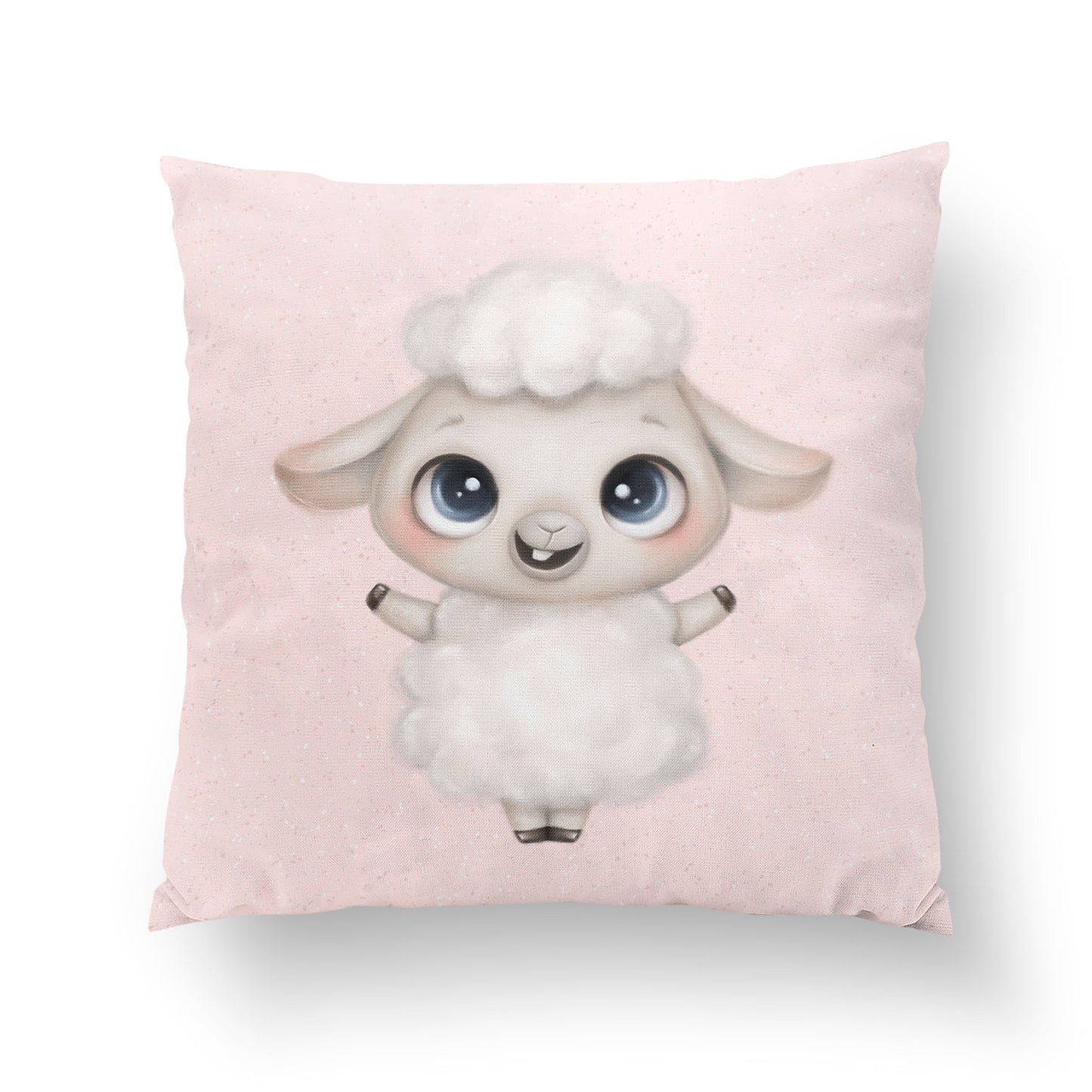 Coussin 35*35 animaux rigolos fille, mout