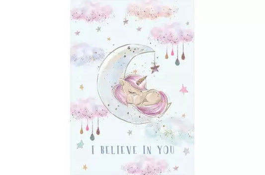 Couverture 75*100 licorne 2